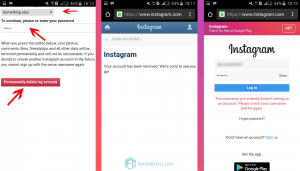 cara menghapus akun instagram secara permanen