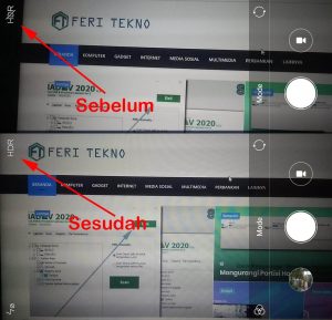 cara setting kamera xiaomi - aktifkan hdr