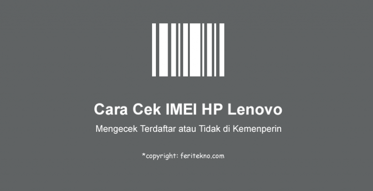 cek imei lenovo