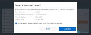 cek tagihan indihome lewat traveloka - detail