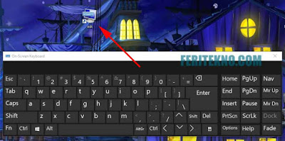 cara memunculkan keyboard di laptop windows