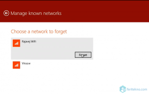 forget wifi di laptop windows 8 - forget