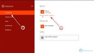 forget wifi di laptop windows 8 - manage known networks