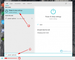 windows di shutdown malah restart - power options