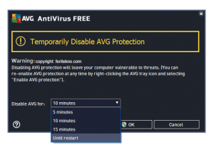 cara mematikan antivirus avg - sementara atau permanen