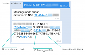 cara mengetahui nomor rekening listrik dengan nama