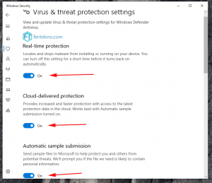 mengaktifkan windows defender