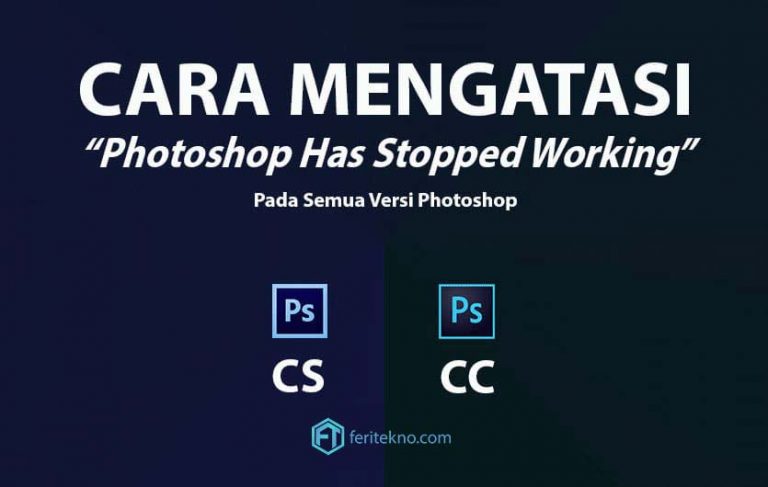 cara mengatasi photoshop has stopped working