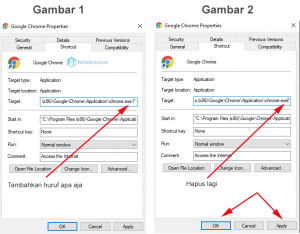 berusaha menurunkan versi ekstensi idm - target apply