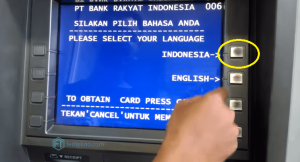 cek saldo atm bri di mesin atm - indonesia