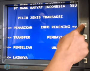 cek saldo atm bri di mesin atm - info rekening