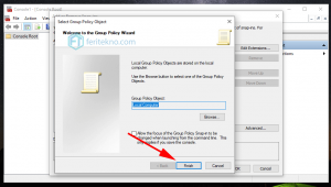 mengatasi gpedit - klik finish ok