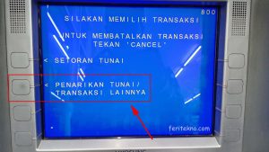 cara tarik tunai atm bca - penarikan tunai