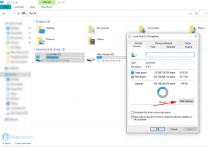 menghapus cookie di pc windows - disk cleanup