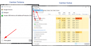 startmenu yang tidak bisa di klik - run new task