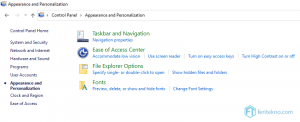 cara hapus font windows - fonts