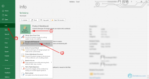 mengunci file excel - encrypt with password