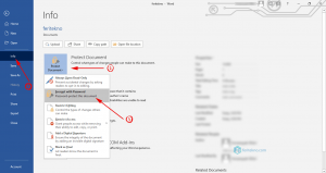 mengunci file word - info