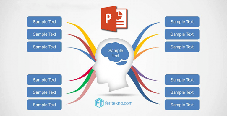 cara membuat peta konsep di power point menarik