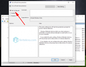 real-time protection tidak bisa aktif