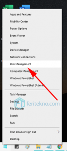 cara membuka disk management