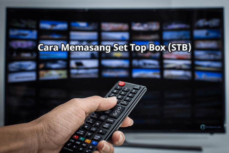 cara memasang stb set top box