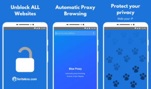 aplikasi browser anti blokir Blue Proxy