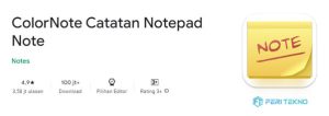 aplikasi catatan harian colornote