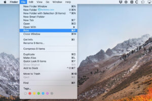 cara ngeprint di laptop macbook