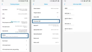 cara cek imei android lewat pengaturan