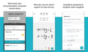 aplikasi matematika Microsoft Math Solver