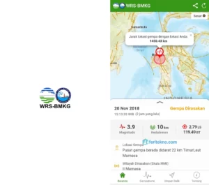aplikasi pendeteksi gempa WRS-BMKG