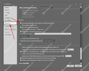 Ignore other applications that use Dynamic Data Exchange (DDE)