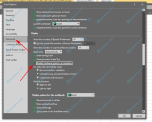 disable hardware graphics acceleration excel