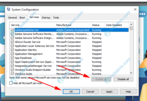 system configuration