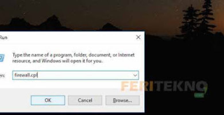 Cara Mematikan Firewall di Windows