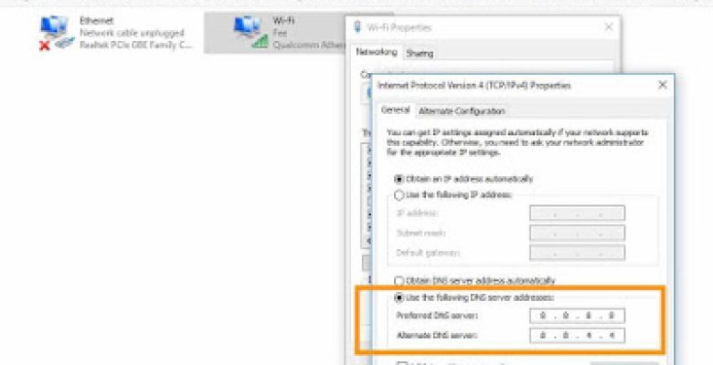 Mengatasi Server DNS Address Could Not Be Found di Windows