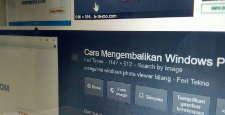 Tombol View Image Hilang
