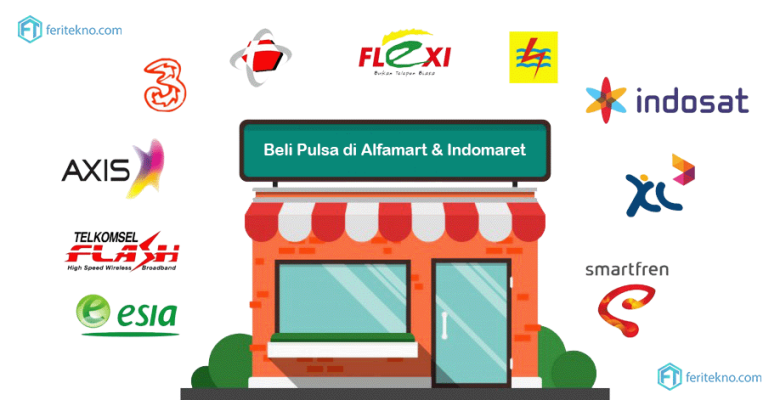beli pulsa di alfamart dan indomaret