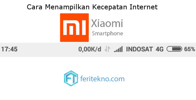 cara menampilkan kecepatan internet di xiaomi