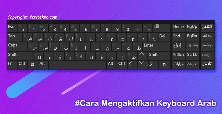 cara mengaktifkan keyboard arab