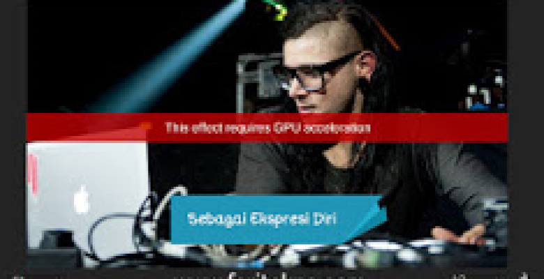 cara mengatasi this effect requires gpu acceleration