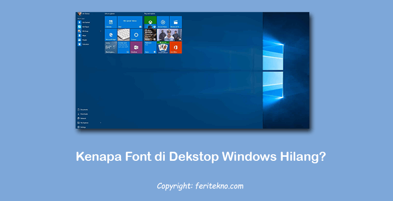 font tidak terbaca di windows