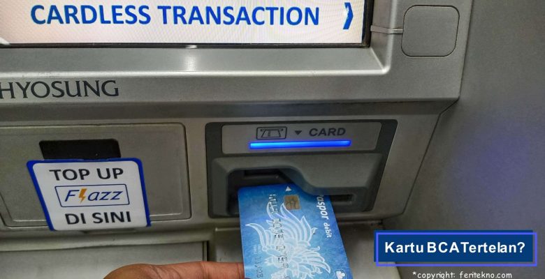 kartu atm bca tertelan