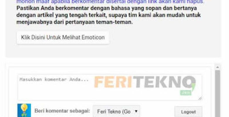 kotak komentar blog tidak muncul