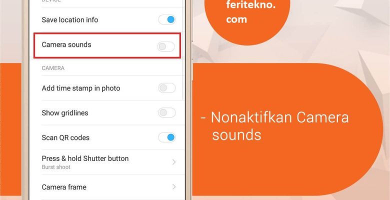 mematikan suara screenshot xiaomi