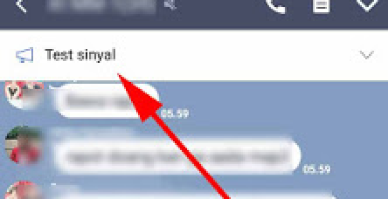 menambahkan pengumuman di grup line