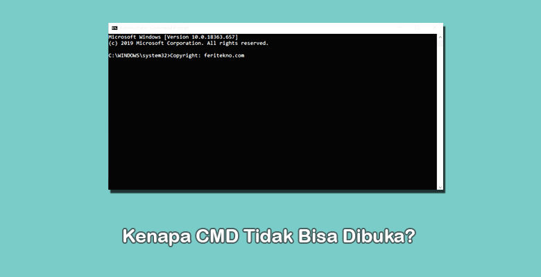 mengatasi cmd error