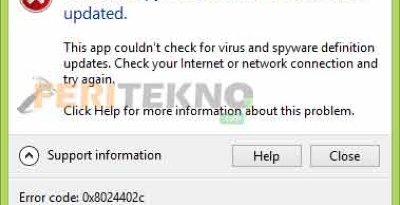 mengatasi windows defender error code