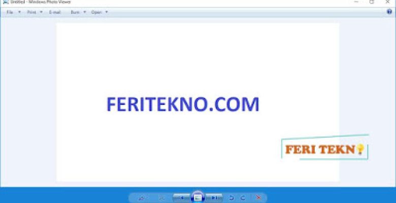 mengembalikan windows photo viewer